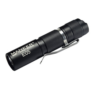 Manker E05 400 Lumens Pocket AA/14500 OSRAM KW CSLNM1.TG LED Thrower Flashlight (BATTERIES NOT INCLUDED)