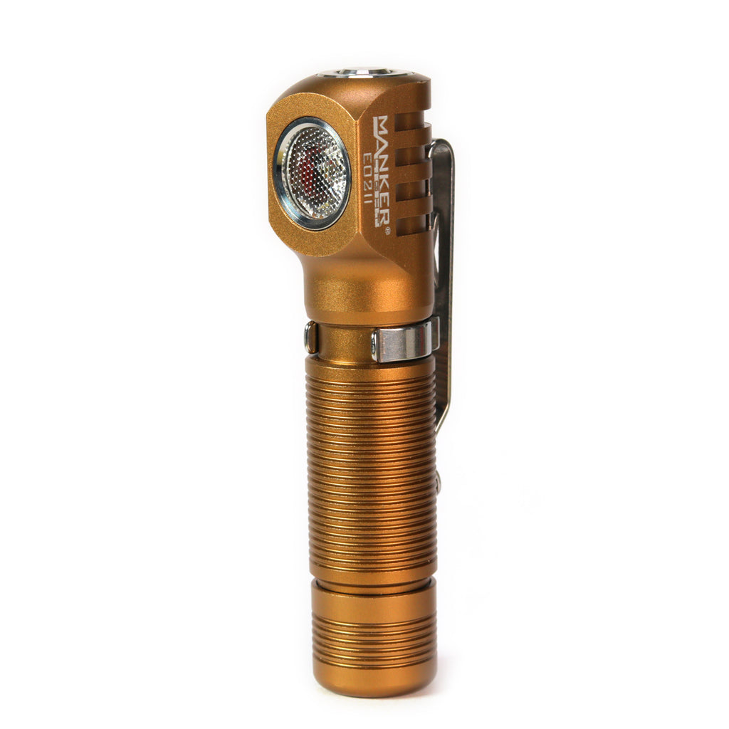 Manker E02 II 420 Lumens EDC Flashlight with Luminus SST20 LED Emitter (BATTERIES NOT INCLUDED)