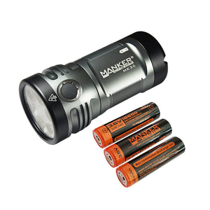 Manker MK36 12,000 Lumens CREE XHP50.2 3V LED Flashlight with Batteries (OPEN BOX)