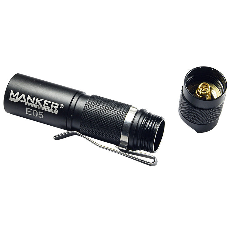 Manker E05 400 Lumens Pocket AA/14500 OSRAM KW CSLNM1.TG LED Thrower F – MankerLight USA Manker E05 400 Lumens Pocket AA/14500 OSRAM KW CSLNM1.TG LED Thrower F – MankerLight USA