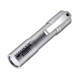 Manker E05 Titanium 400 Lumens Pocket AA/14500 OSRAM KW CSLNM1.TG LED Thrower Flashlight (BATTERIES NOT INCLUDED)
